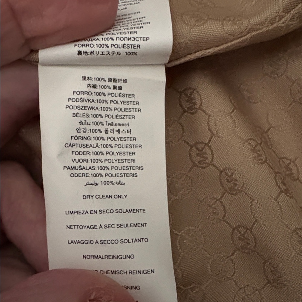 Michael Kors Short Double-Breasted Trench Coat Petite Small - Picture 12 of 13